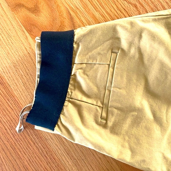 Wide leg cropped cotton pants - Picture 3 of 3